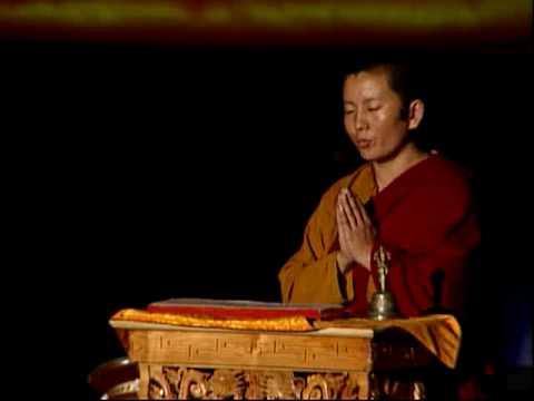 Ani Choying teaching the OM MANI PADME HUM mantra