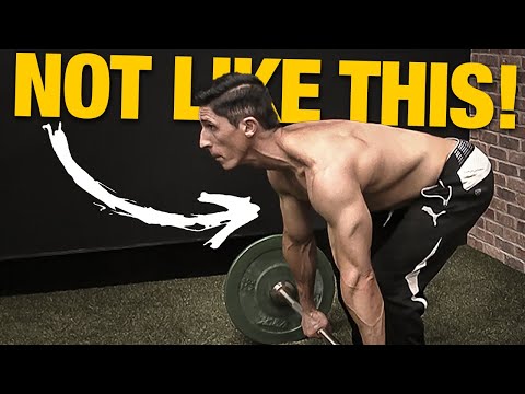 How to do Barbell Rows PROPERLY for a Big Back (AVOID MISTAKES!)