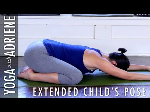 Extended Child&#039;s Pose - Yoga With Adriene