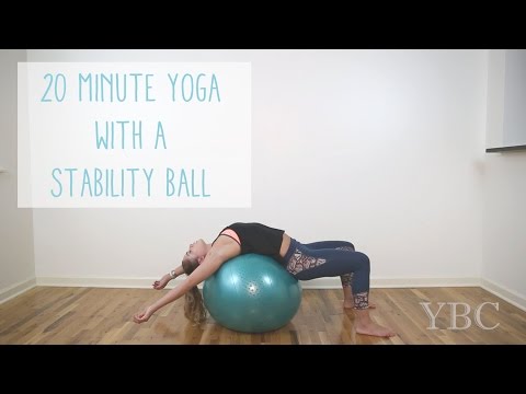 20 Minute Yoga with a Stability Ball