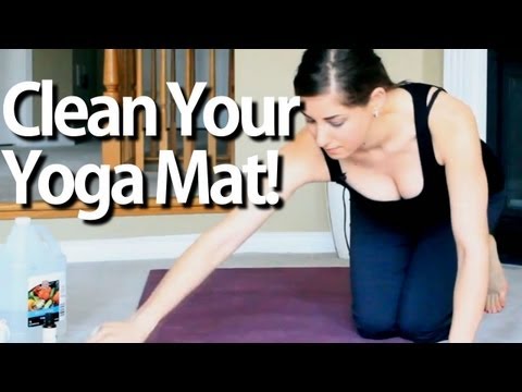 Clean Your Yoga Mat! Fitness Equipment Cleaning Ideas That Save Time &amp; Money! (Clean My Space)